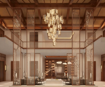New Chinese Style Lobby Hall-ID:156747107