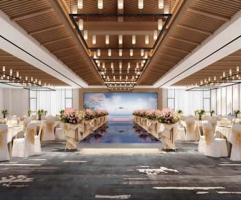 Modern Banquet Hall-ID:120739964