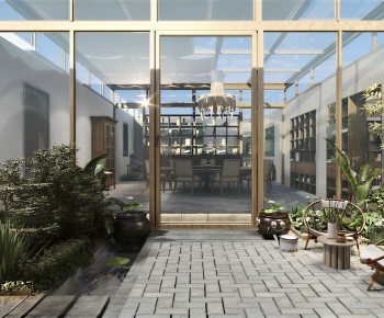 New Chinese Style Courtyard/landscape-ID:507967958