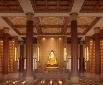 Chinese Style Buddhist Temples-ID:950820922