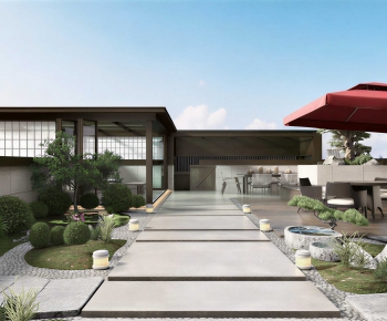 Japanese Style Courtyard/landscape-ID:740945101