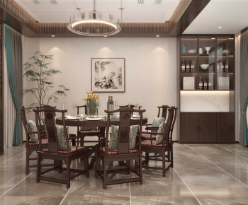 Chinese Style Dining Room-ID:377806904