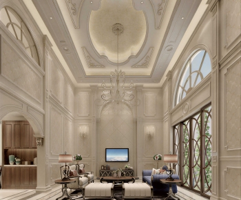 European Style A Living Room-ID:813529975