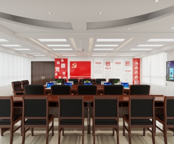 Modern Meeting Room-ID:725181175