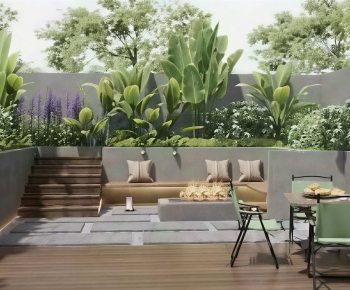 Modern Park Landscape-ID:648271088