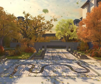 Modern Courtyard/landscape-ID:878549107