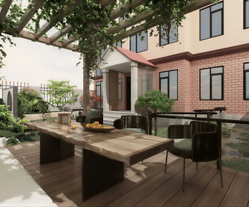 Modern Courtyard/landscape-ID:933558959