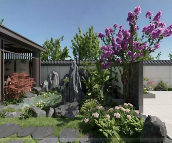 New Chinese Style Courtyard/landscape-ID:861927039