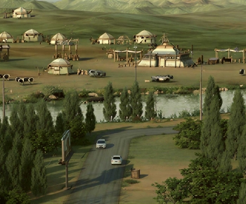Modern Park Landscape-ID:811711077