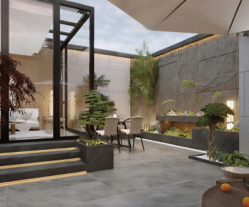 Modern Courtyard/landscape-ID:747711902