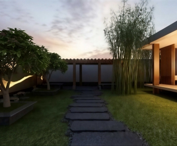 Modern Courtyard/landscape-ID:105745088