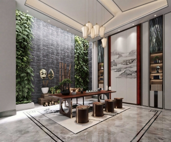 New Chinese Style Tea House-ID:183918953