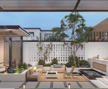 Modern Courtyard/landscape-ID:595009097