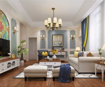 American Style A Living Room-ID:760091074