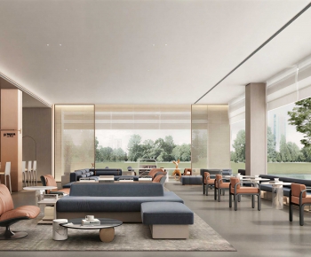 Modern Reception Area-ID:643434054