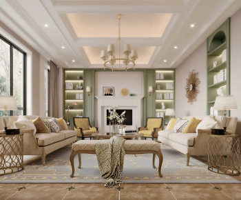 American Style A Living Room-ID:751575959