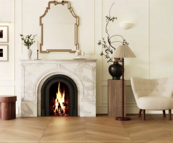 French Style Fireplace-ID:428198103