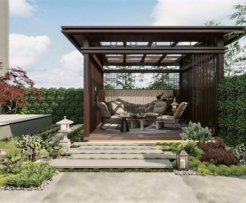 Japanese Style Courtyard/landscape-ID:212083108