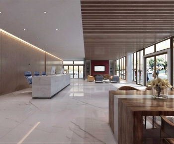 Modern Office Reception Desk-ID:295622115