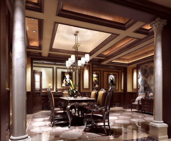 European Style Dining Room-ID:933020186