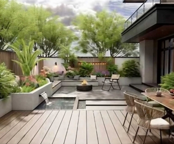 Modern Courtyard/landscape-ID:407517918