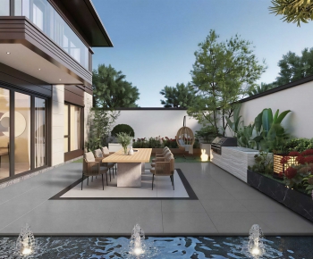 Modern Courtyard/landscape-ID:432833914