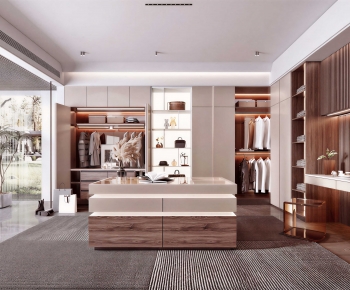 Modern Clothes Storage Area-ID:832842118