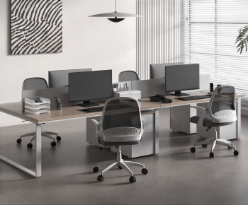 Modern Office Desk And Chair-ID:786133059