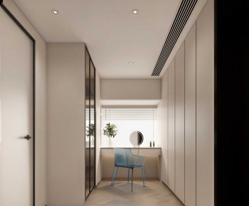 Modern Clothes Storage Area-ID:193428044