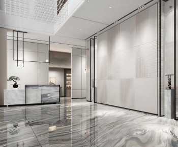 Modern Office Reception Desk-ID:223391182