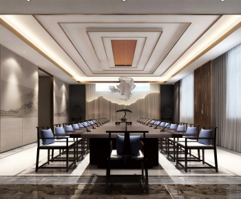New Chinese Style Meeting Room-ID:922724961