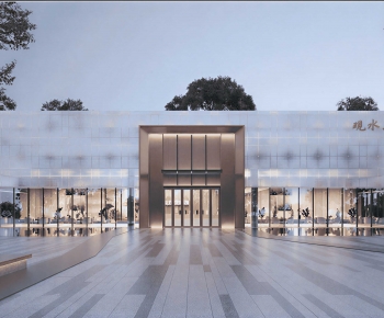 Modern Appearance Of Commercial Building-ID:460460263