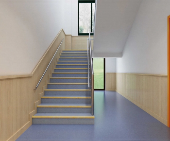 Modern Office Stairwell-ID:112356901