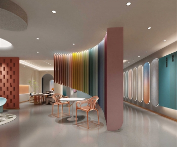 Modern Exhibition Hall-ID:385575067