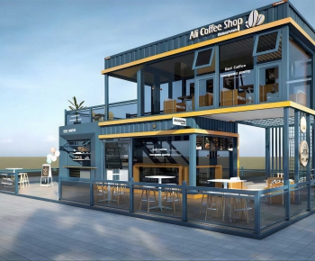 Modern Appearance Of Commercial Building-ID:262494098