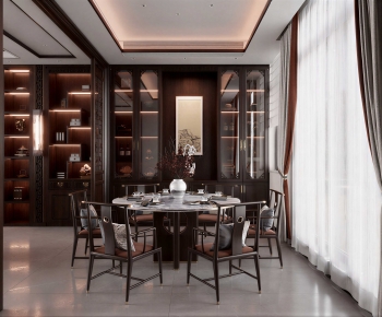 New Chinese Style Dining Room-ID:531799087