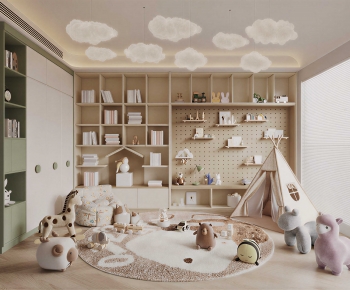 Modern Children's Room Activity Room-ID:301657922