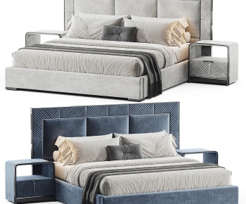 Modern Double Bed-ID:582036978
