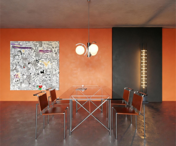 Industrial Style Dining Room-ID:157244924