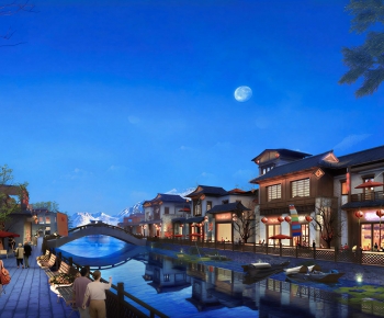 Chinese Style Commercial Street-ID:507843979
