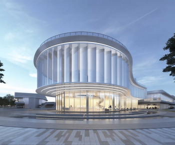 Modern Appearance Of Commercial Building-ID:575418952