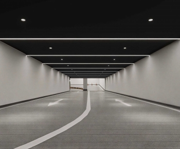 Modern Underground Parking Lot-ID:356009012