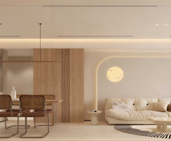 Modern A Living Room-ID:490614893
