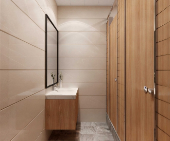 Modern Public Toilet-ID:346513033