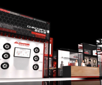 Modern Exhibition Hall-ID:567166091