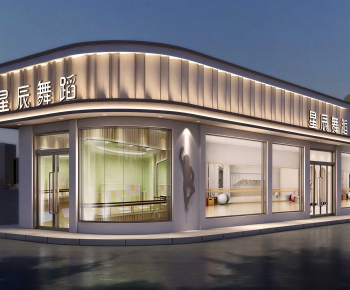Modern Facade Element-ID:692826038