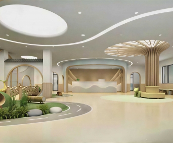Modern Kindergarten Hall-ID:455756909