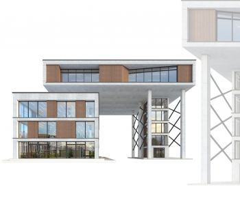 Modern Appearance Of Commercial Building-ID:991148949