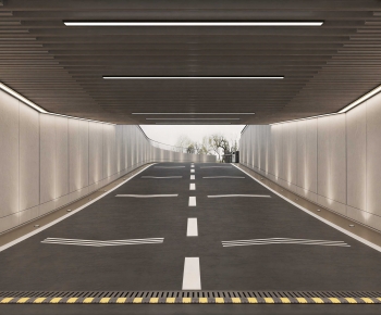 Modern Underground Parking Lot-ID:405272966