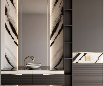Modern Bathroom Cabinet-ID:479619517
